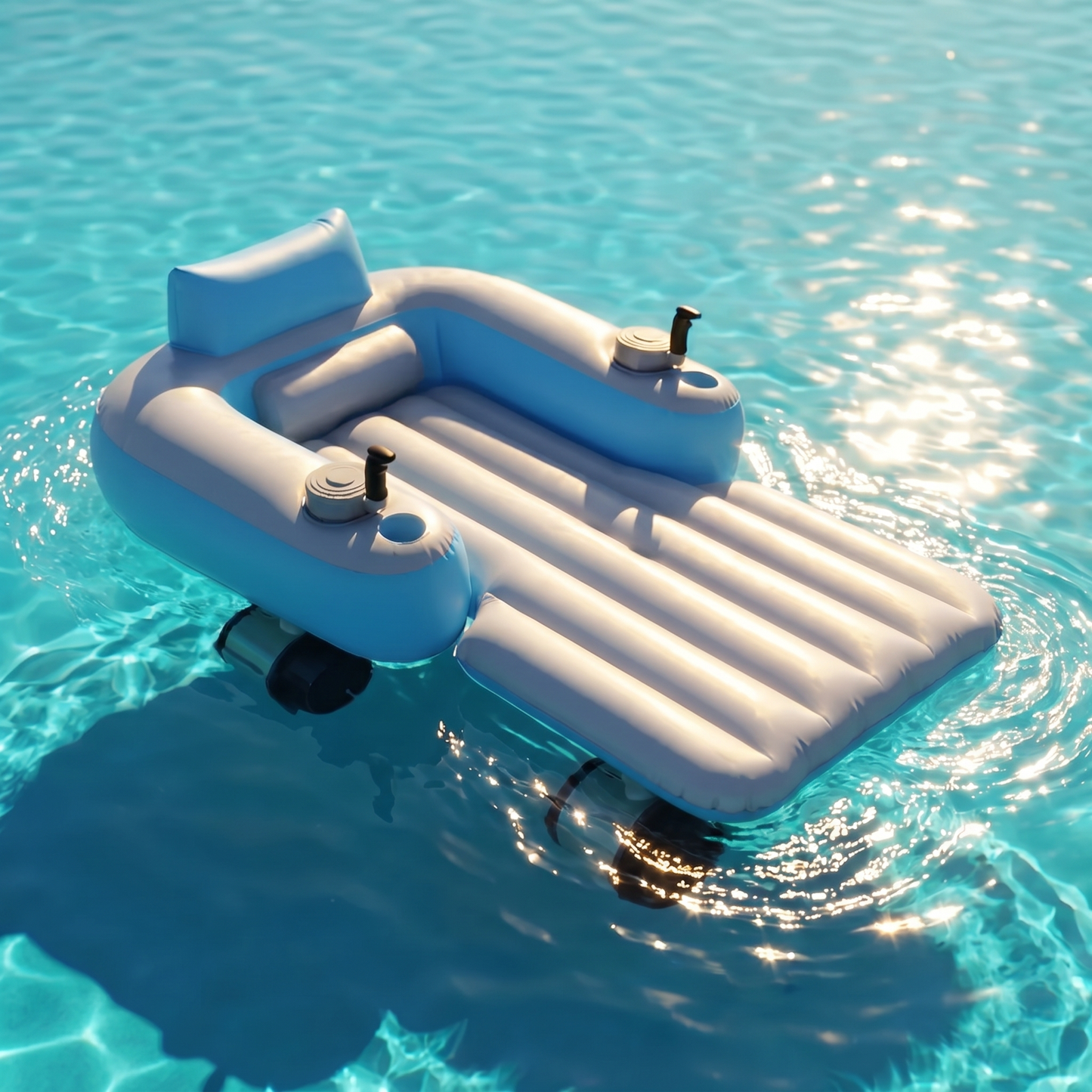 AquaDrift Motorized Pool Lounger Pro