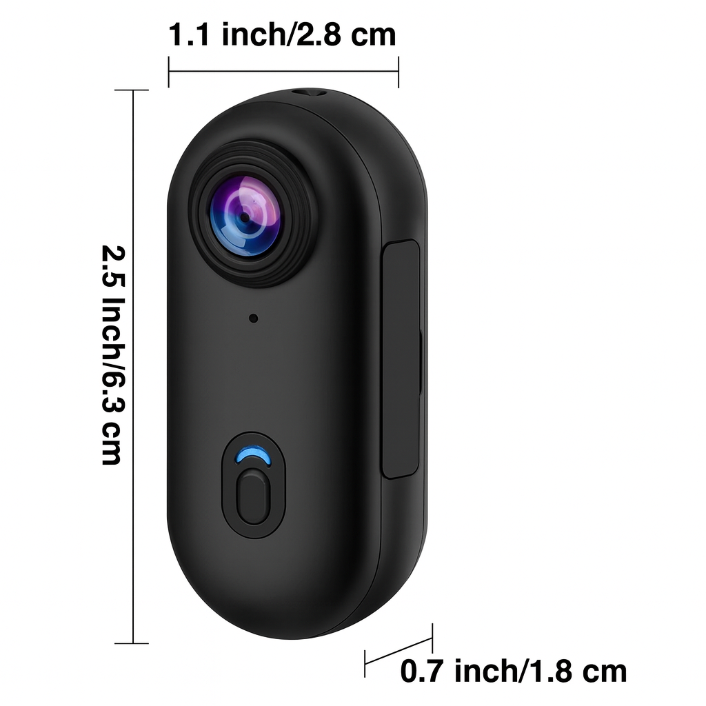 UltraCompact POV Action Camera - Capture Life Hands-Free