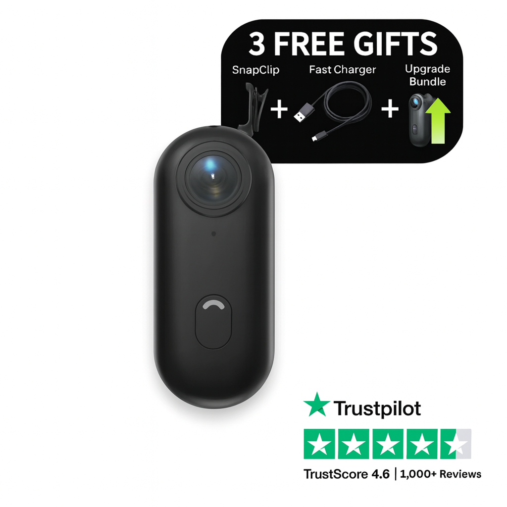 UltraCompact POV Action Camera - Capture Life Hands-Free